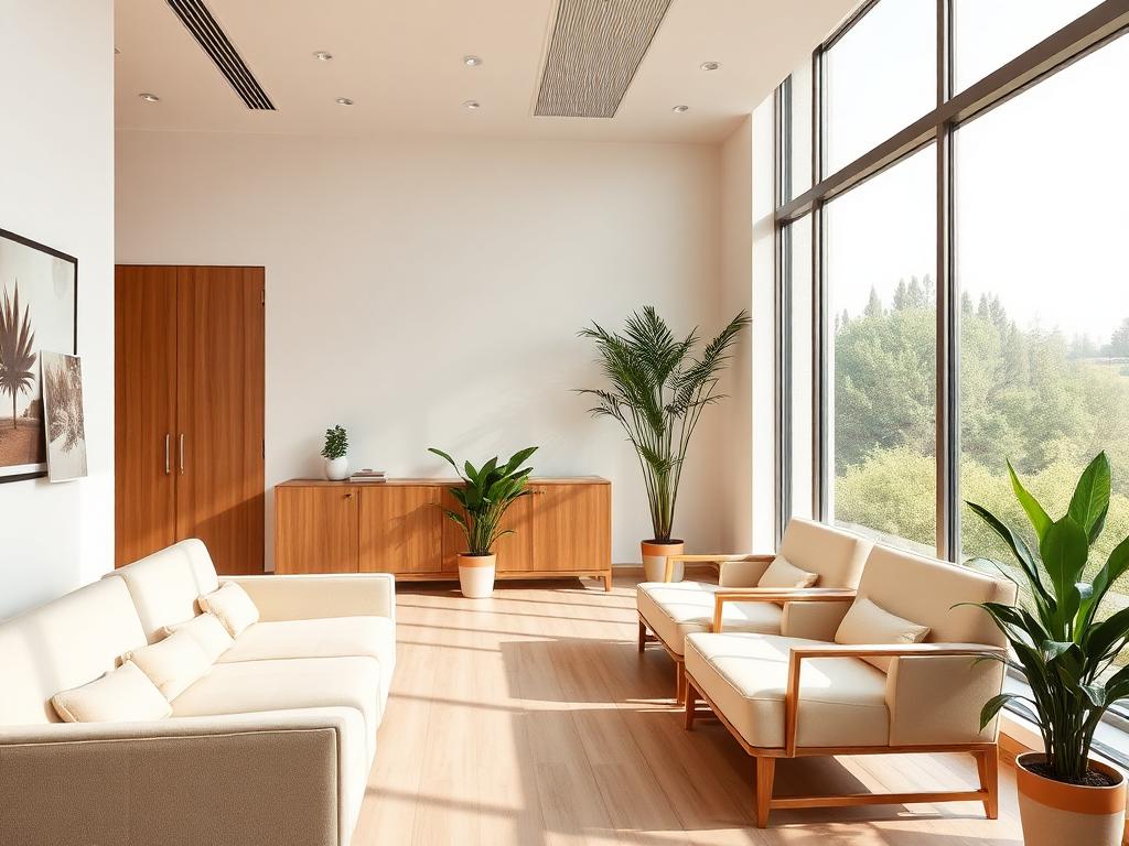 Sala d'attesa di uno studio partner italiano